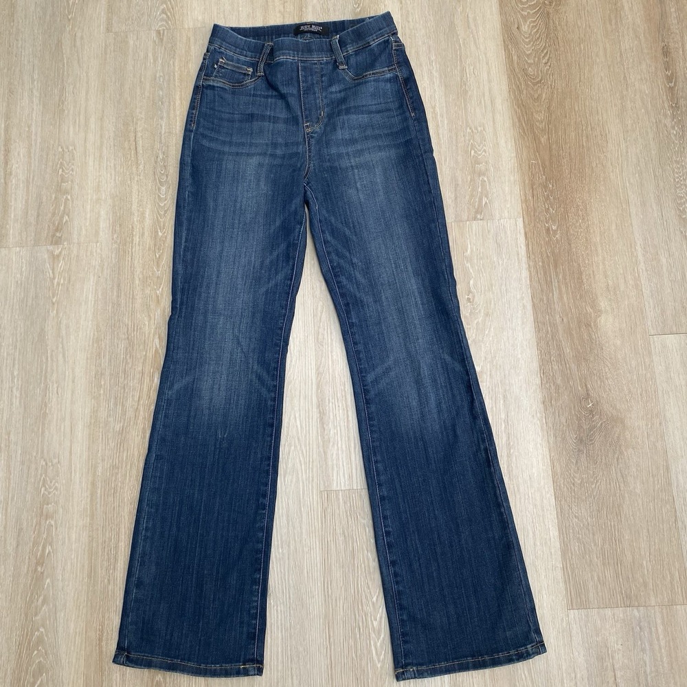 Judy Blue Slim Bootcut High Rise Jeans Dark Indigo Wash Classic Size 5/27